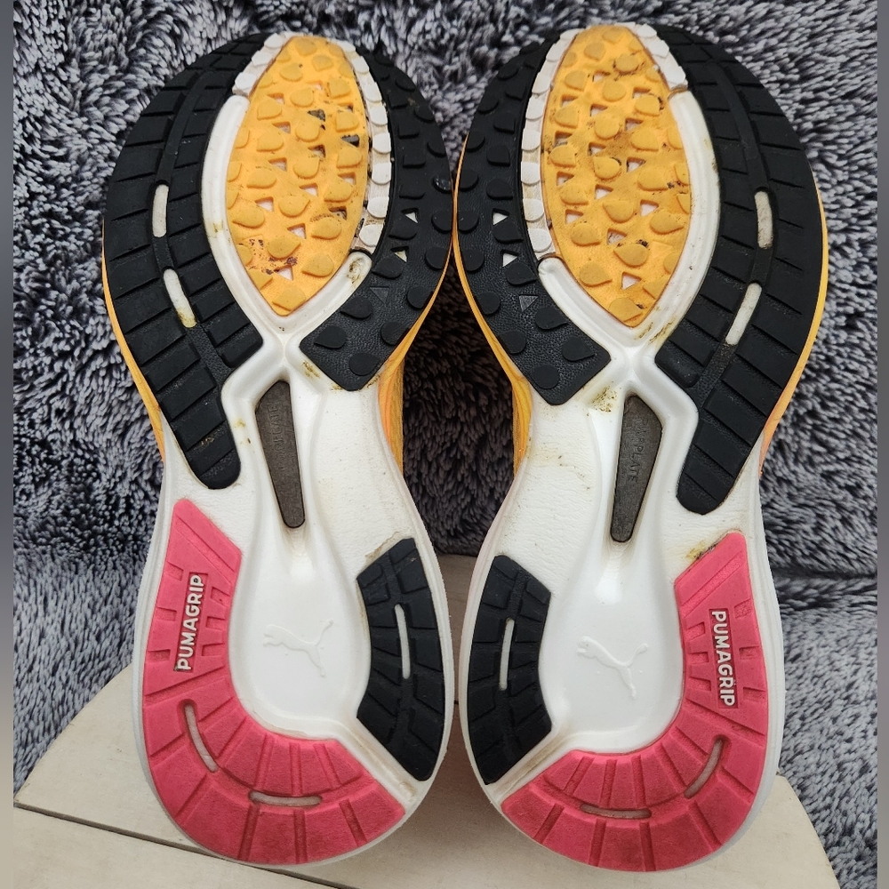 Puma Deviate Nitro 2 'Sunset Glow Sun Stream Black Men's Size 8 - Picture 8 of 9